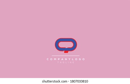 Alphabet letters Initials Monogramm, QO, OQ, O und Q