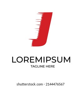 Alphabet letters J Initials Monogram logo