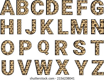 3,103 Leopard font Images, Stock Photos & Vectors | Shutterstock