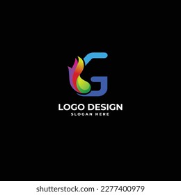 Alphabet letters logo with abstract design vector illustration 