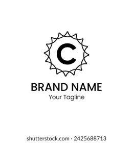 alphabet letters logo c monogram 