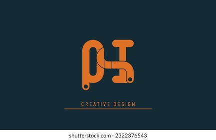 Alphabet letters Modern Creative logo QI , IQ