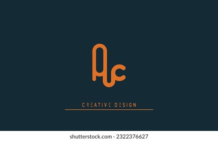 Letras alfabéticas Logo creativo moderno QC , CQ
