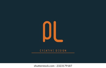 Letras alfabéticas logotipo creativo moderno QL , LQ