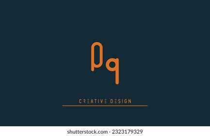 Letras alfabéticas Logo creativo moderno QQ 