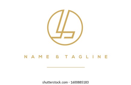 Alphabet letters monogram icon logo of L
