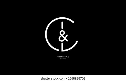 Alphabet letters monogram icon logo C & L