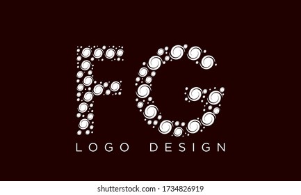 Alphabet letters monogram icon logo FG,GF,F and G
