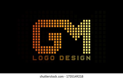 Alphabet letters monogram icon logo MG,GM,M and G

