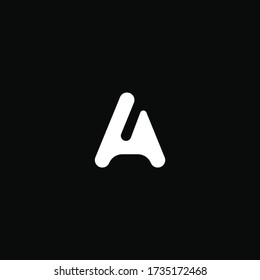 Letras alfabéticas logotipo de icono de monograma A
