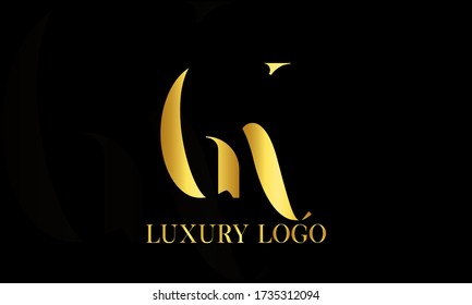 Alphabet letters monogram icon logo GK or KG
