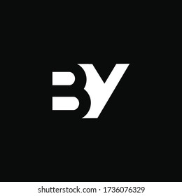 Alphabet Buchstaben Monogram Symbol Logo BY oder YB