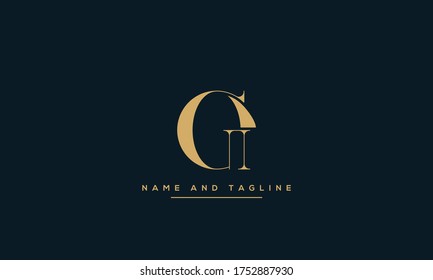 Buchstaben Monogramm Symbol GO oder OG