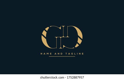 letras del alfabeto icono de monograma logotipo GG