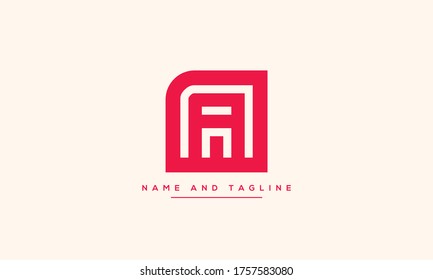 alphabet letters monogram icon logo A