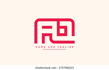 Buchstaben Monogramm-Logo AQ oder QA