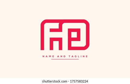 alphabet letters monogram icon logo AO or OA