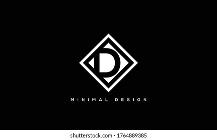 alphabet letters monogram icon logo D