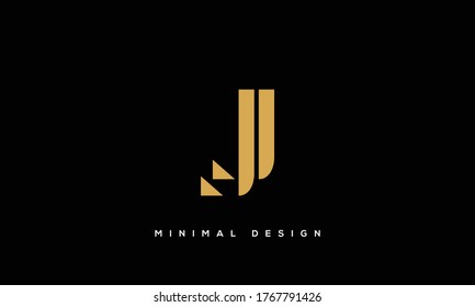 alphabet letters monogram icon logo JJ