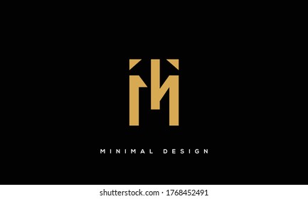 letras alfabéticas logotipo de icono de monograma MT o TM
