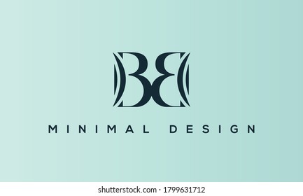 Monogramm-Logo für Buchstaben des Alphabets BB