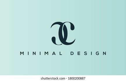 Alphabet Letters Monogram Icon Logo CC