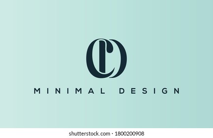 alphabet letters monogram icon logo CD or DC