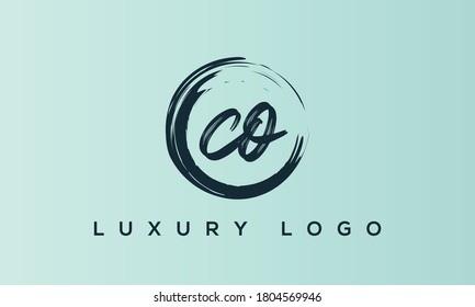 alphabet letters monogram icon logo CO or OC