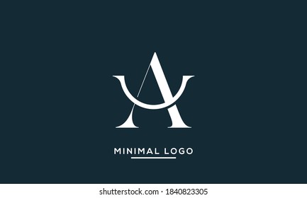 letras del alfabeto icono de monograma A