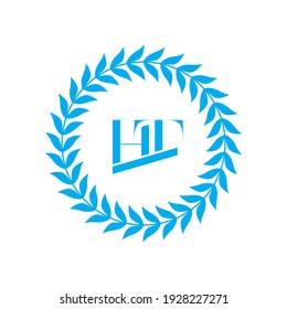Alphabet Buchstaben Monogramm Symbol Logo TH oder HT