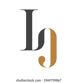 Alphabet letters monogram icon logo of LG GL