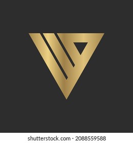 Alphabet Buchstaben Monogramm Symbol Logo des WQ QW