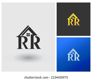 Alphabet Letters Monogram Icon Logo Rr Stock Vector (Royalty Free ...