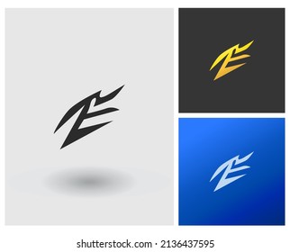 letras alfabéticas logotipo de icono de monograma NE