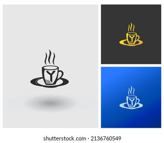 alphabet letters monogram icon logo Y
