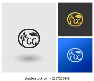 Buchstaben Monogramm Symbol-Logo GG