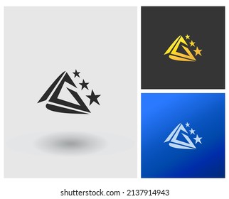 letras del alfabeto icono de monograma logotipo IG IA