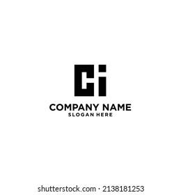 Alphabet letters monogram icon logo CI