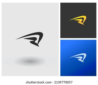 logotipo de icono de monograma letras del alfabeto RD