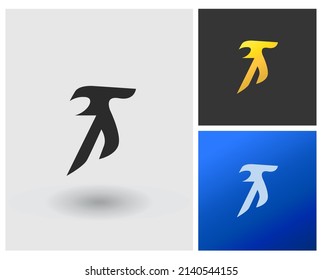 letras alfabéticas logotipo de icono de monograma TS JS