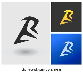letras del alfabeto logotipo del icono del monograma RE