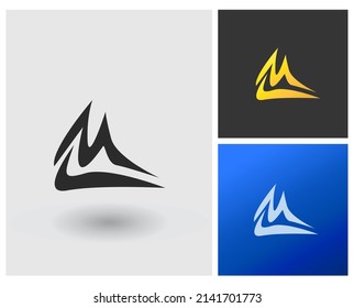 letras alfabéticas logotipo de icono de monograma ML