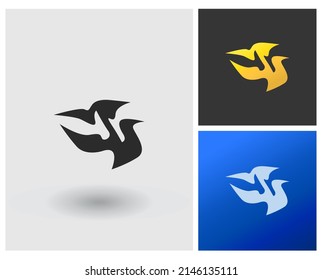alphabet letters monogram icon logo JS