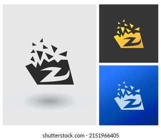 letras del alfabeto icono de monograma Z