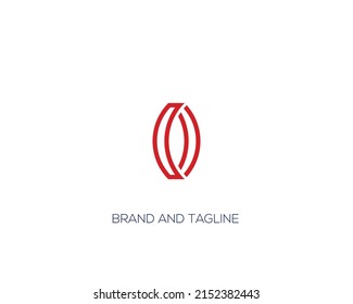 alphabet letters monogram icon logo OO or OO