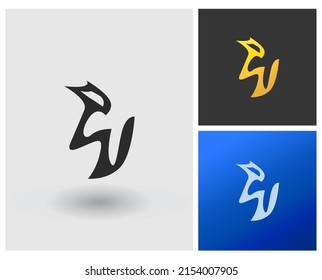 alphabet letters monogram icon logo PW