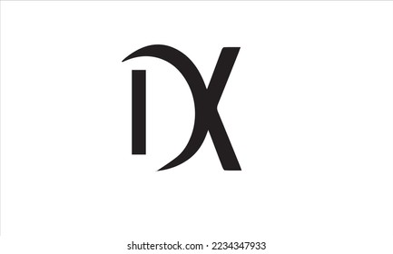 Letras alfabéticas logotipo de icono de monograma KD o DK
