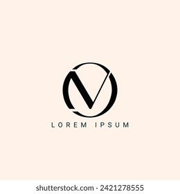 Alphabet letters monogram icon logo OM or MO