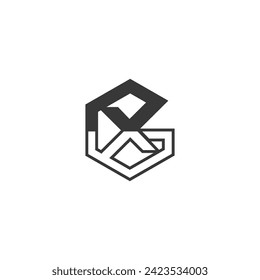 Alphabet letters monogram icon logo of XG GX