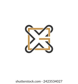Alphabet Buchstaben Monogramm Symbol Logo des XG GX
